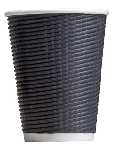 Tailored Paper Hot Cup 12oz Charcoal (25)