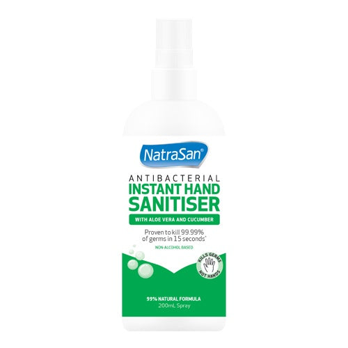 NatraSan Aloe Vera Hand Sanitiser Spray 200ml