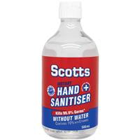 Scotts Hand Sanitiser Plus Pump 500ml