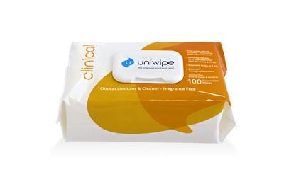 Uniwipe Clinical Wipes 100pk