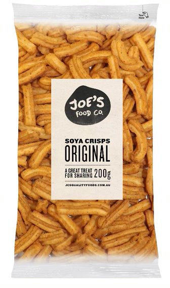 Joes Snacks Soya Crisps Original 200g