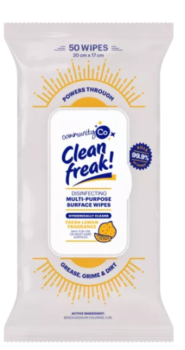Community Co Clean Freak Multi Purpose Wipes
