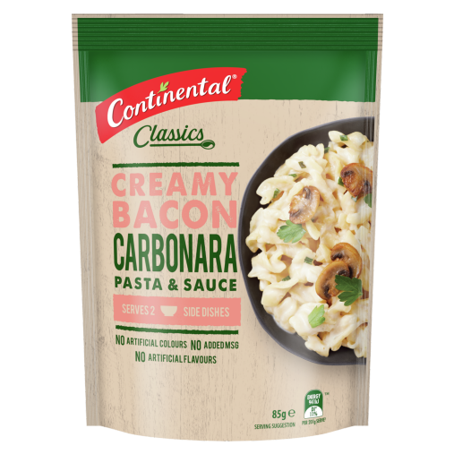 Continental Pasta & Sauce Creamy Bacon Carbonara