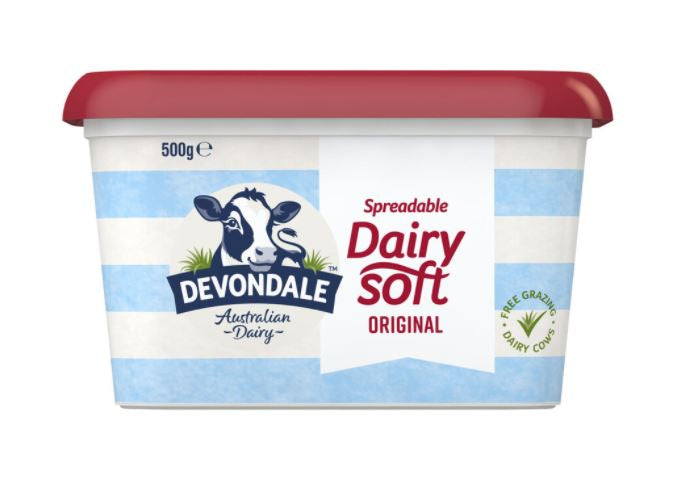Devondale Butter Dairy Soft 500g