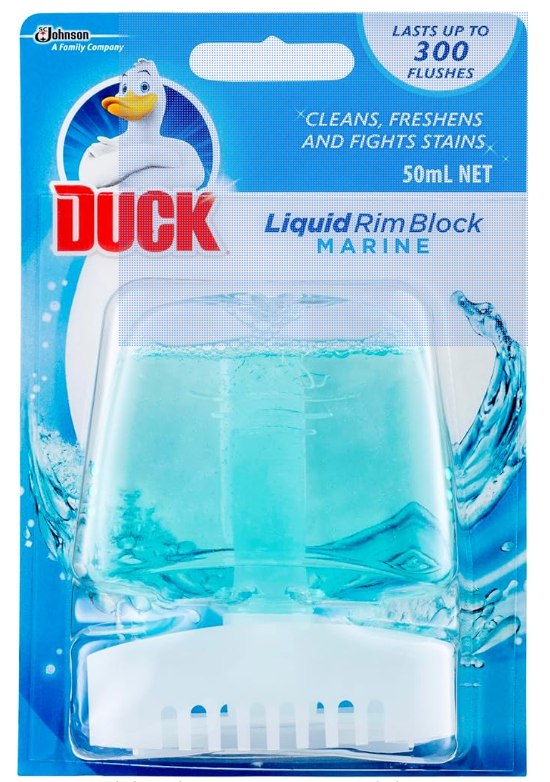 Duck Liquid Rim Block Toilet Cleaner Marine 50ml