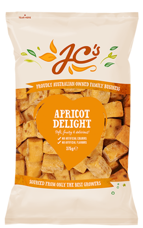JC's Nuts Apricot Delight 375g