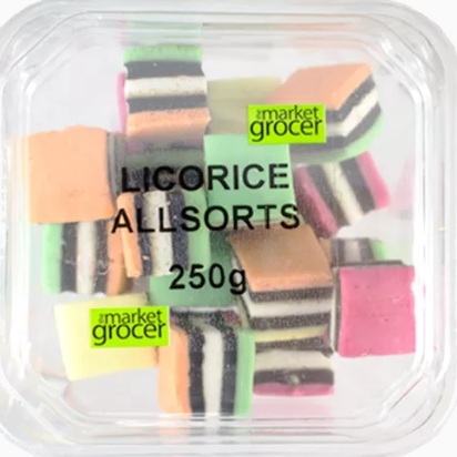 Market Grocer Licorice Allsorts 250g