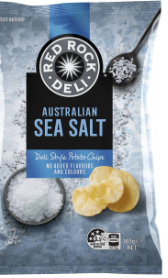 Red Rock Deli Chips Sea Salt 165g