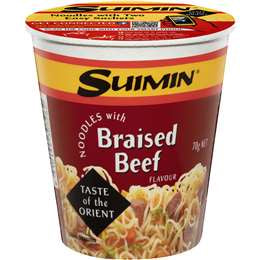 Suimin Braised Beef Noodle Cup 70g
