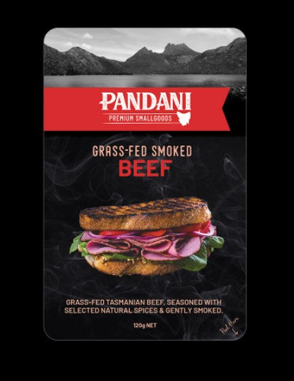 Pandani Grass Fed Smoked Beef 120g