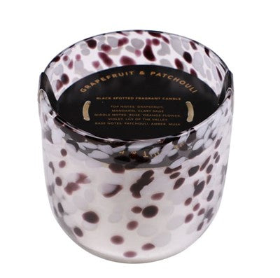 Grapefruit & Patchouli  Spotted Candle