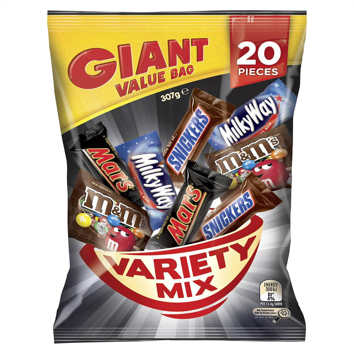 Giant Value Variety Bag 20pk