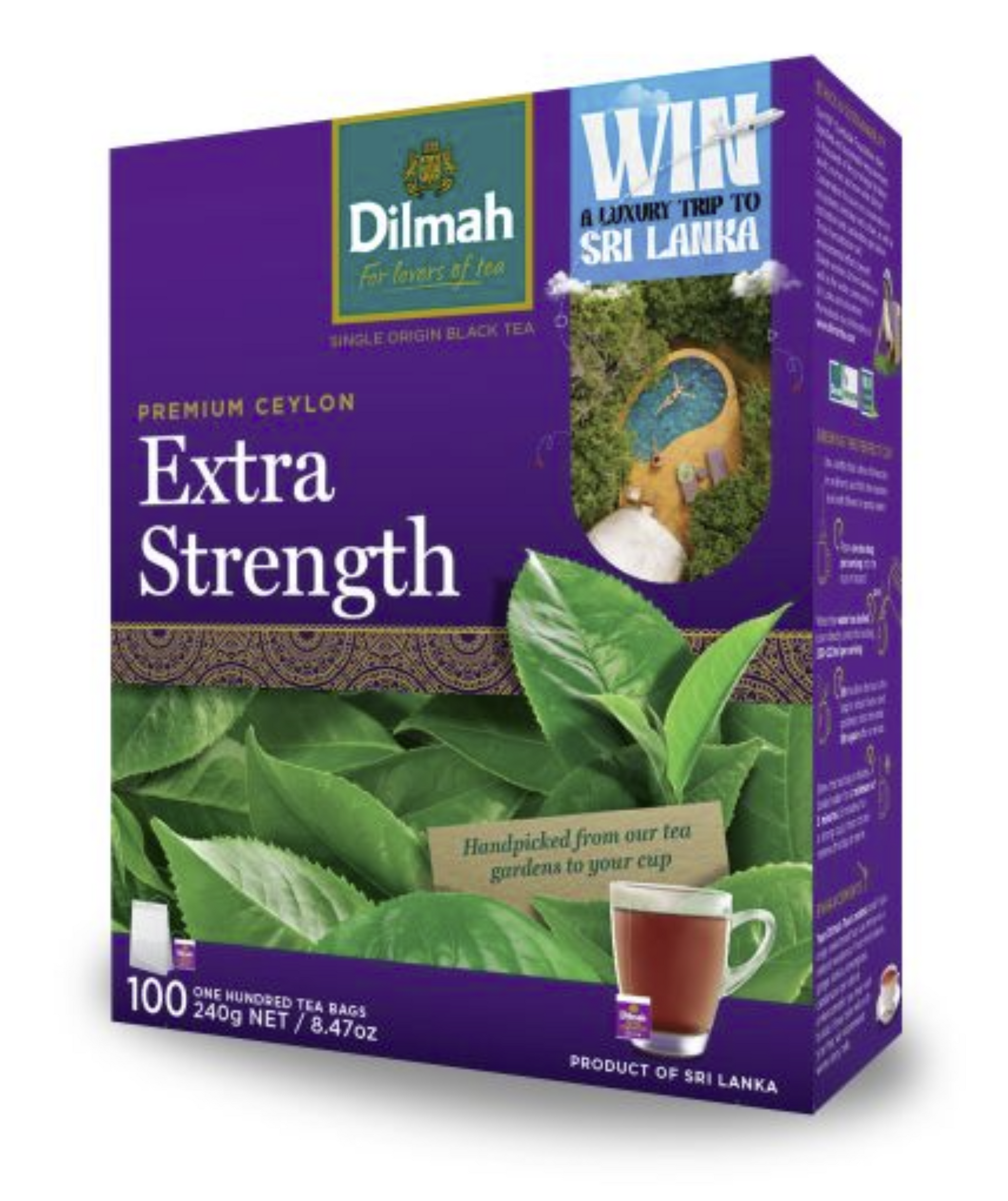 Dilmah Extra Strength Teabag 100pk