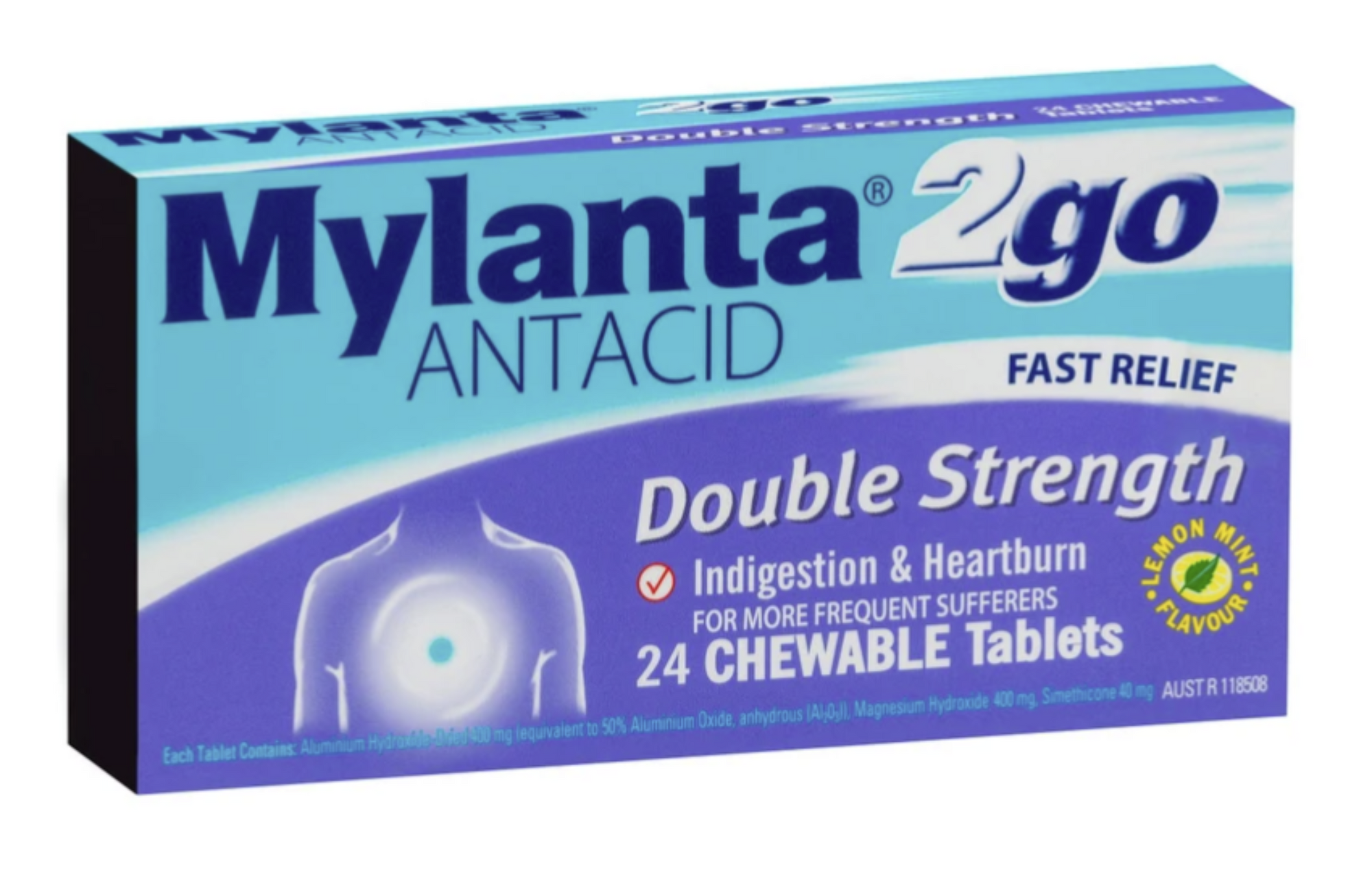 Mylanta Antacid 2go Double Strength 24tab