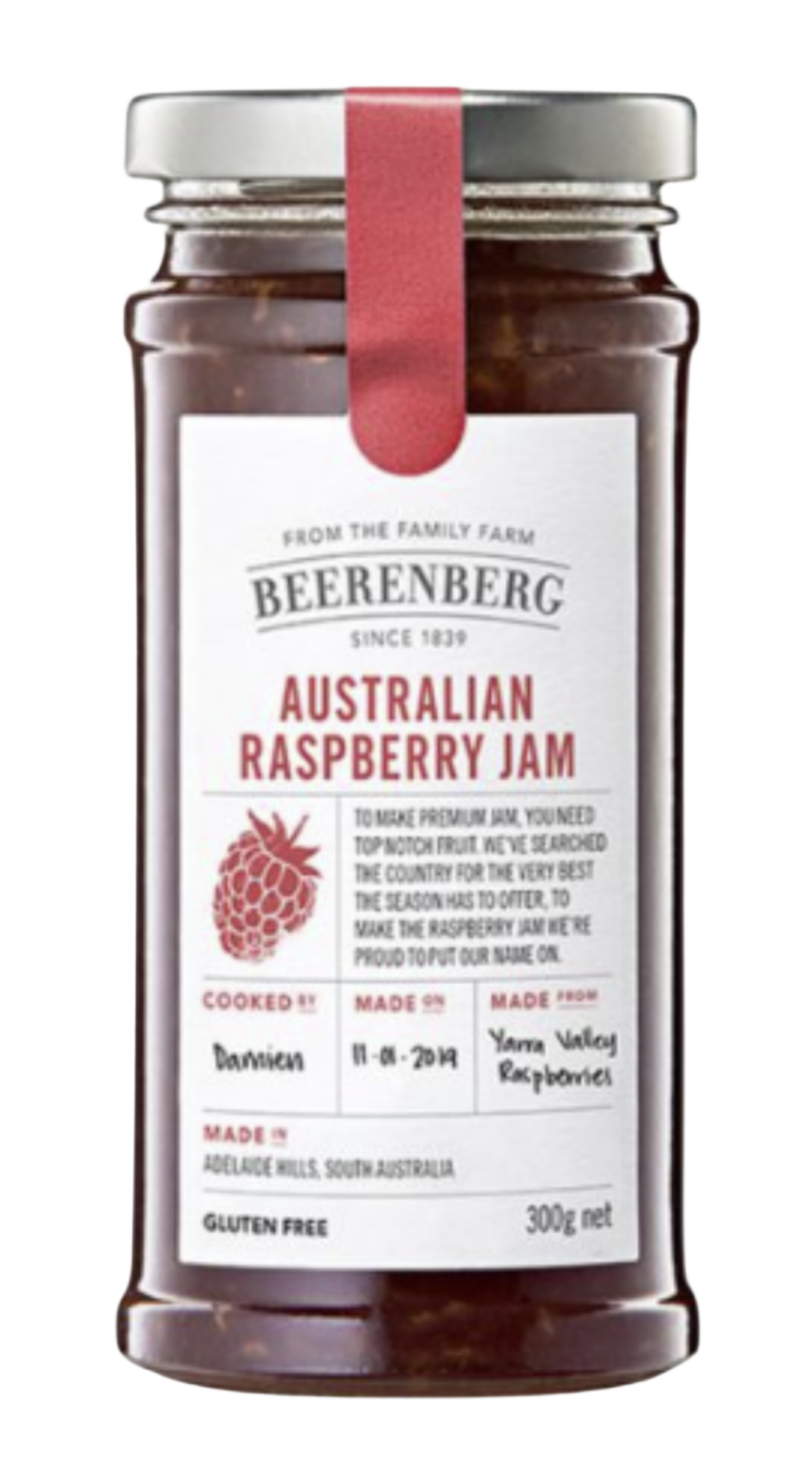 Beerenberg Raspberry Jam 300g