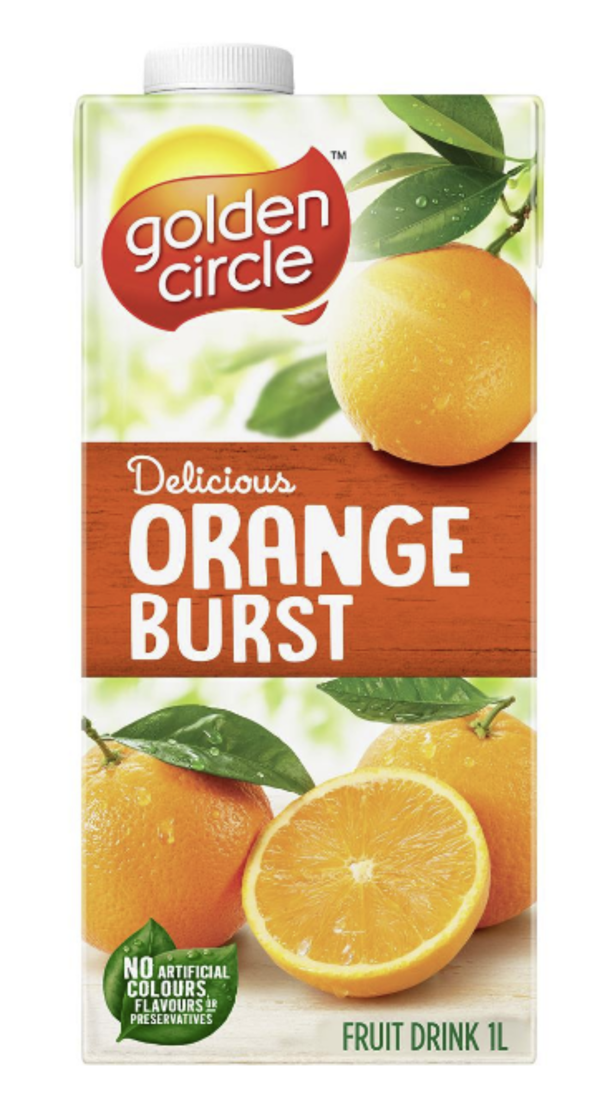 Golden Circle Orange Burst Fruit Drink 1L