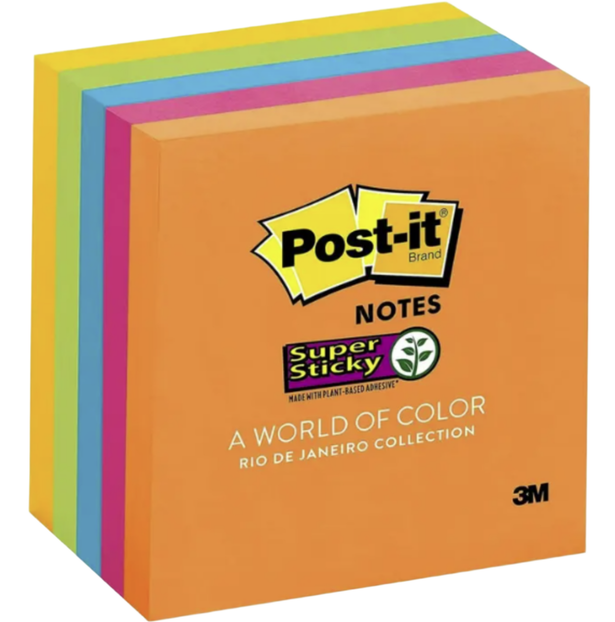 Post It Note Ultra Super Sticky 76mm x 76mm 90 Sheet Pad 5 Pack