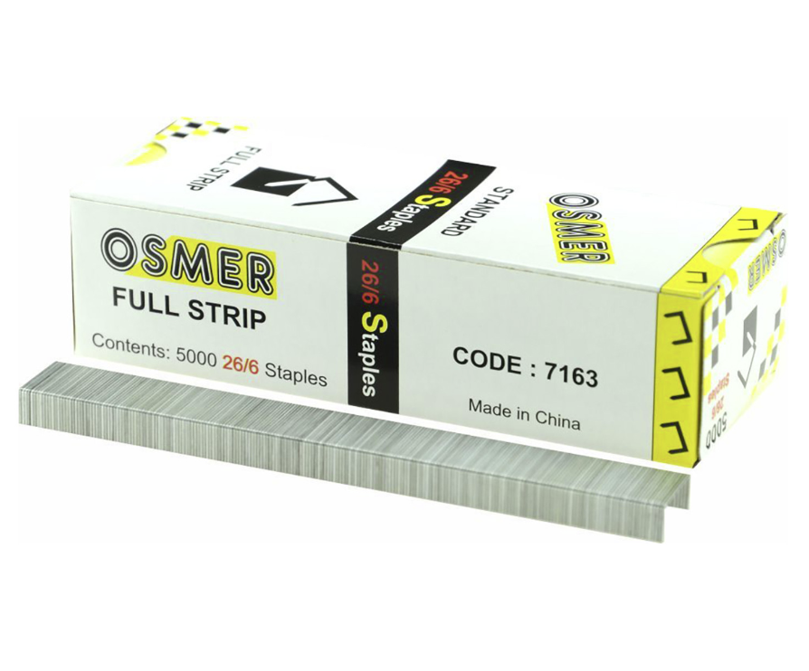 Osmer Staples 26/6 Pack 5000