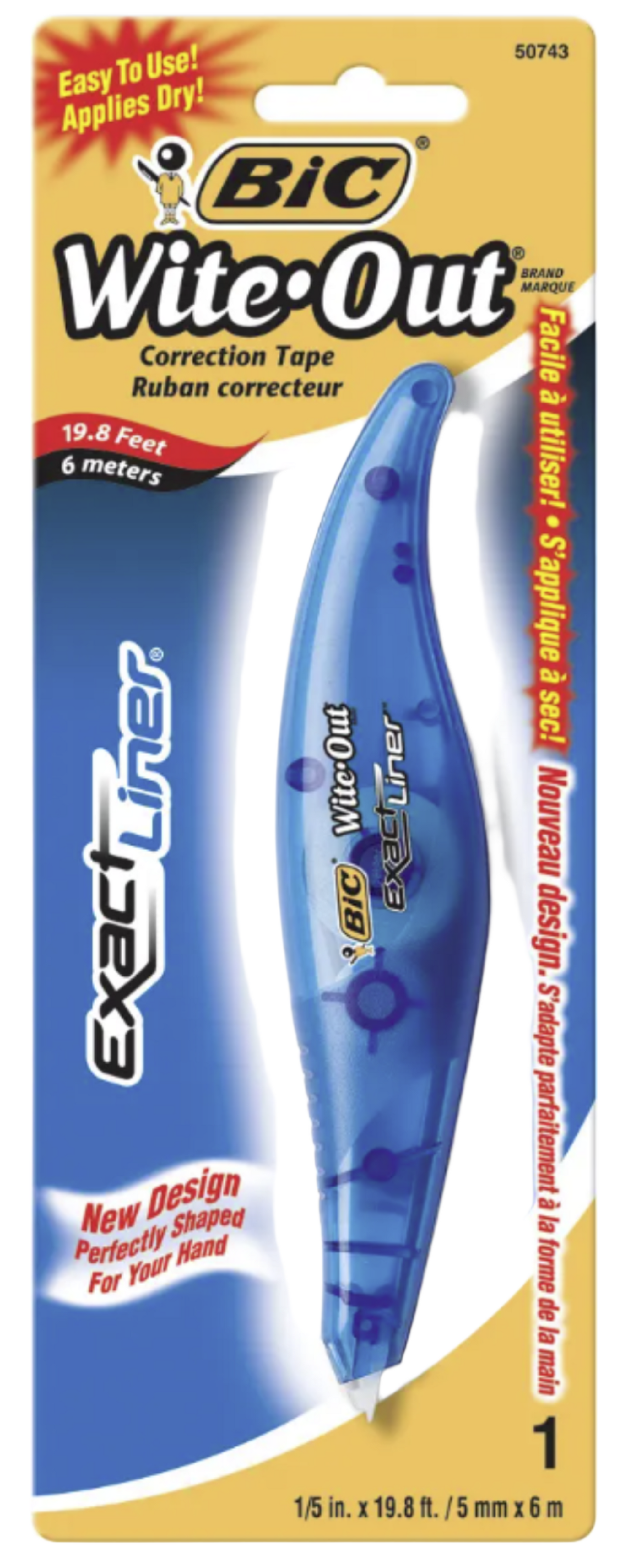 Bic White-Out Exactliner Correction Tape