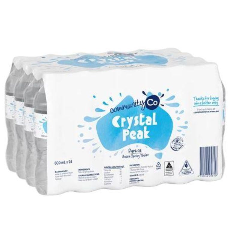 Community Co Spring Water 24x600ml