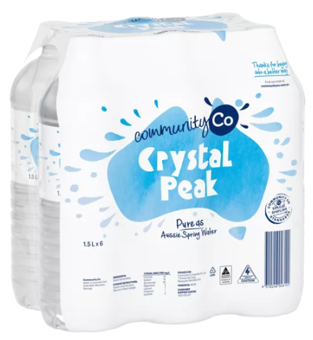 Community Co Spring Water 6x1.5l