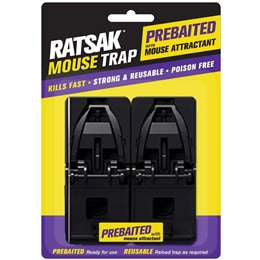 Ratsak Pre-Baited Mouse Trap 2pk