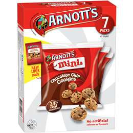 Arnotts Choc Chip Cookie 7pk 175gm