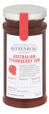 Beerenberg Strawberry Jam 300g