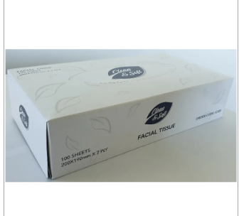 Clean & Soft 2Ply Facial Tissues 100 sheet 48pk