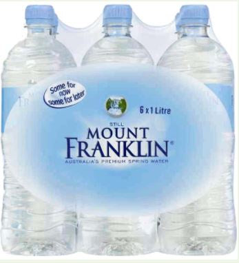 Mt Franklin Spring Water 1L x 12