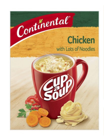 Continental Cup Of Soup Chicken Noodle 4pk