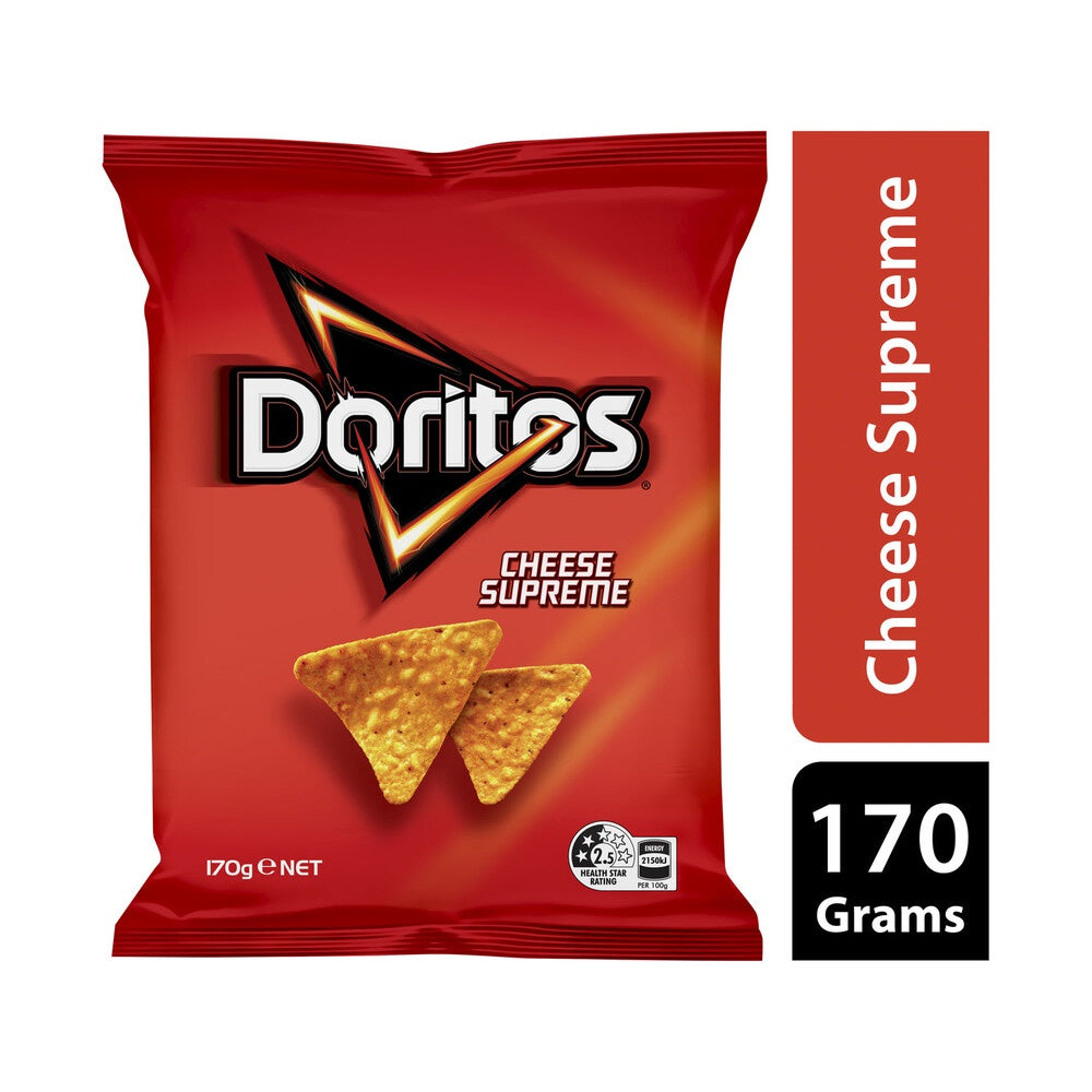 Doritos Corn Chips Cheese Supreme 170g