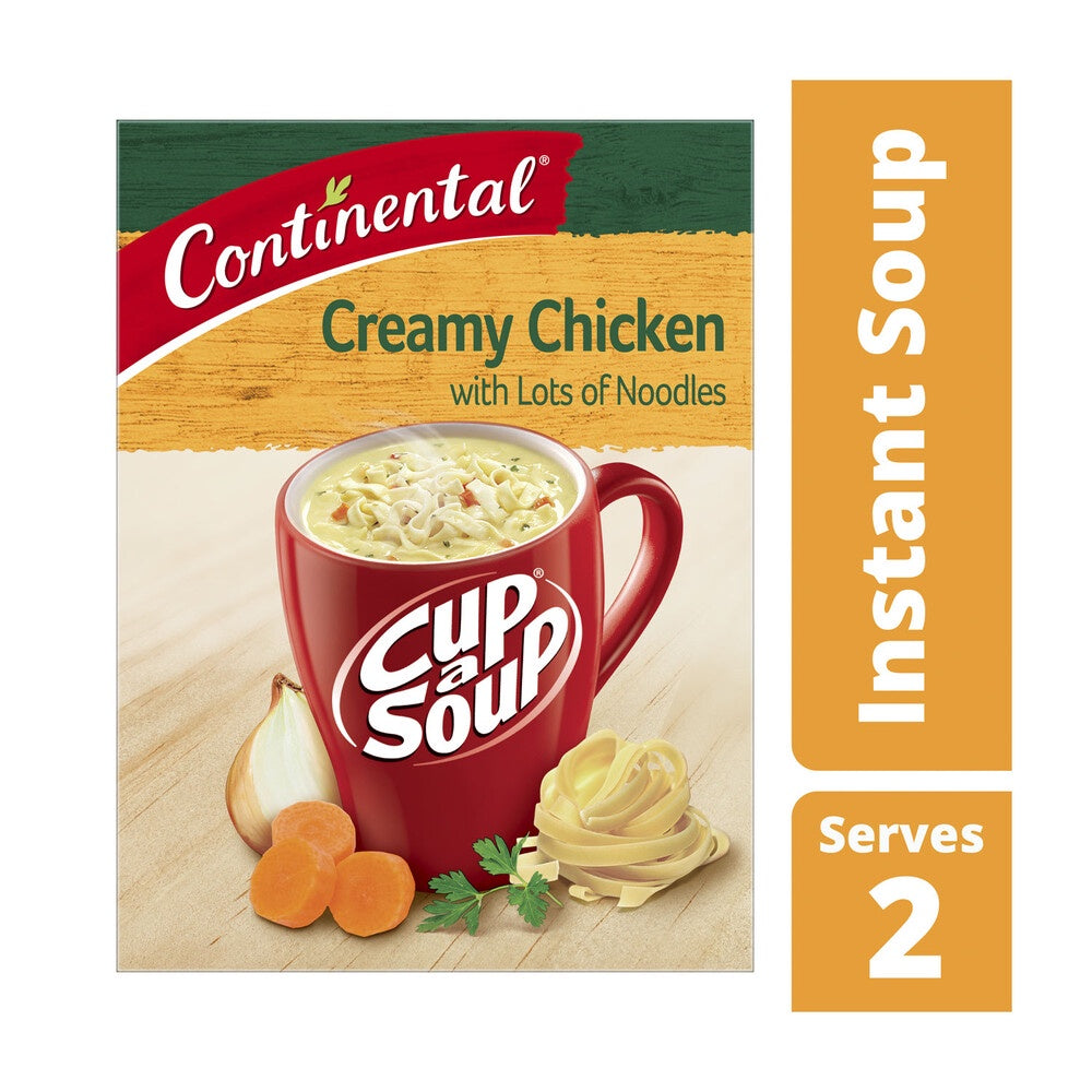 Continental Cup of Soup Lots of Noodles Creamy Chicken 2pk